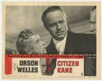 4t089 CITIZEN KANE signed LC #5 R1956 by Orson Welles, who's with worried Dorothy Comingore!