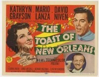 4t114 TOAST OF NEW ORLEANS signed TC 1950 by Kathryn Grayson, who's with Mario Lanza & David Niven!