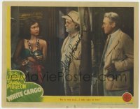 4t118 WHITE CARGO signed LC 1942 by Hedy Lamarr, who plays the tropical beauty Tondelayo!