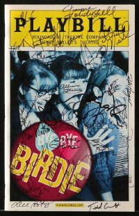 4t255 BYE BYE BIRDIE signed playbill 2009 by John Stamos and THIRTY THREE other cast & crew members!