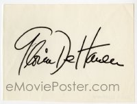4t341 GLORIA DEHAVEN signed 4x5 cut album page 1940s it can be framed & displayed with a repro!