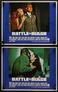 4w839 BATTLE OF THE BULGE 2 LCs R1970 World War II all-star action thriller battle images!