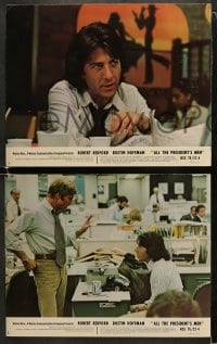 4w618 ALL THE PRESIDENT'S MEN 5 color 11x14 stills 1976 Pakula Watergate classic, Robert Redford
