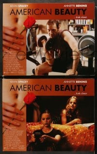 4w619 AMERICAN BEAUTY 5 LCs 1999 Sam Mendes Academy Award winner, Kevin Spacey, Annette Benning!