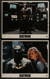 4w506 BATMAN 7 LCs 1989 Michael Keaton with sexy Kim Basinger, Nicholson, directed by Tim Burton!