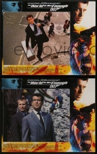 4w011 WORLD IS NOT ENOUGH 12 LCs 1999 Pierce Brosnan as James Bond, Denise Richards, Sophie Marceau!