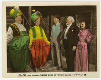 4x072 A-HAUNTING WE WILL GO color-glos 8x10 still 1942 Stan Laurel & Oliver Hardy wearing turbans!