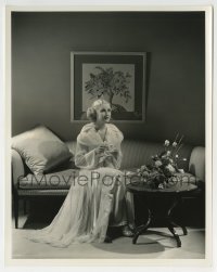 4x172 ANITA LOUISE 8x10.25 still 1936 on couch in satin striped silk voile by Welbourne!