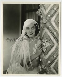 4x175 ANN DVORAK 8x10.25 still 1935 great close up in wild feathered outfit from Sweet Music!