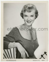 4x178 ANNE FRANCIS 8x10.25 still 1956 great waist-high smiling portrait when she made The Rack!