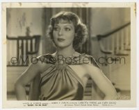 4x230 BORN TO BE BAD 8x10 still 1934 best close up of sexy Loretta Young wearing cool dress!