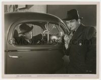4x245 BULLETS OR BALLOTS 8x10 still 1936 Edward G. Robinson smoking pipe by Humphrey Bogart in car!