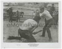 4x247 BUTCH CASSIDY & THE SUNDANCE KID 8x10.25 still 1969 classic no rules in a fight scene!