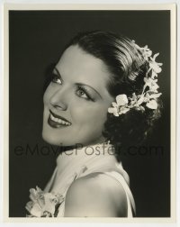 4x255 CAROL HUGHES 8x10.25 still 1936 modeling a crepe romaine Orry Kelly gown by Welbourne!