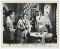 4x263 CASABLANCA 8.25x10 still R1949 Humphrey Bogart, Ingrid Bergman, Claude Rains, Paul Henreid