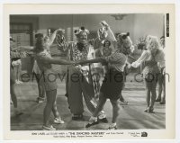 4x296 DANCING MASTERS 8.25x10.25 still 1943 happy Oliver Hardy dancing with two beautiful women!