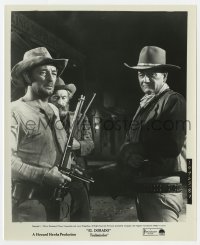 4x342 EL DORADO 8x10 still 1966 John Wayne by Robert Mitchum & Arthur Hunnicutt with guns!