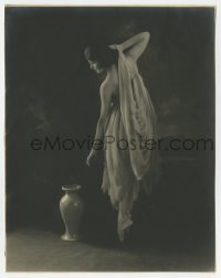 4x357 EUGENIA GILBERT deluxe 7.5x9.5 still 1920s beautiful full-length portrait from behind!
