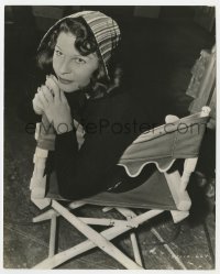 4x407 GIVE ME A SAILOR candid 7.5x9.5 still 1938 Martha Raye posing on set by Talmage Morrison!