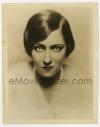 4x410 GLORIA SWANSON 8x10.25 still 1920s wonderful head & shoulders c/u wearing pearl necklace!