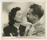 4x458 HOLLYWOOD HOTEL 8x9.25 still 1938 romantic close up of Dick Powell & pretty Frances Langford!