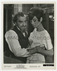 4x469 HOW TO STEAL A MILLION 8x10.25 still 1966 Hugh Griffith looks down at Audrey Hepburn's drink!