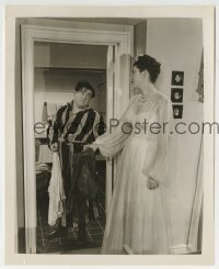 4x591 LITTLE GIANT 8.25x10 still 1946 Jacqueline DeWit sends Lou Costello's clothes to get pressed!
