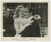 4x605 LOVE HAPPY 8.25x10 still 1949 close up of unbilled Marilyn Monroe with leering Groucho Marx!