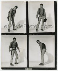 4x613 MAGNIFICENT SEVEN 8x10 contact sheet 1960 four different portraits of Horst Buchholz!