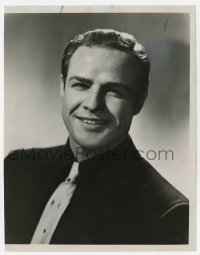 4x627 MARLON BRANDO 7.75x10 still 1957 smiling portrait by St. Hilaire from Guys and Dolls!