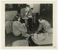 4x678 NINOTCHKA candid 8x9.25 still 1939 Greta Garbo, Melvyn Douglas & Lubitsch between scenes!