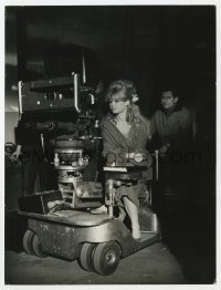 4x701 ONLY FOR LOVE candid 7.25x9.5 still 1963 producer Brigitte Bardot looks through viewfinder!