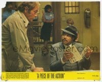4x118 PIECE OF THE ACTION 8x10 mini LC #8 1977 close up of James Earl Jones in police station!