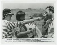 4x754 POLTERGEIST candid 8x10 still 1982 Steven Spielberg, Frank Marshall & Tobe Hooper on set!