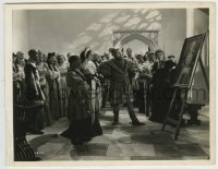 4x761 PRIVATE LIFE OF HENRY VIII 8x10 key book still 1933 Charles Laughton & crowd by painting!