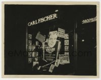 4x039 RUDY VALLEE 8x10.25 still 1930s window display for his first New England stage appearance!