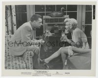 4x851 SEVEN YEAR ITCH 8x10 still 1955 Billy Wilder, c/u of Tom Ewell & sexy Marilyn Monroe w/ drink