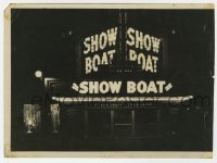 4x044 SHOW BOAT 7x9.5 still 1929 front of theater at night, talking singing musical!