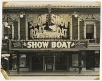 4x043 SHOW BOAT 7.25x9 still 1929 front of theater during the day, talking singing musical!