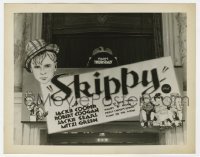 4x045 SKIPPY 8x10.25 still 1931 huge lobby display with Jackie Cooper as comic strip character!