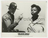 4x871 SOLDIER GIRLS 8x10 still 1981 Sgt. Gregory Abing angrily gives advice to Pvt. Joann Johnson!