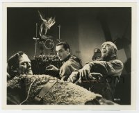 4x874 SON OF FRANKENSTEIN 8x10 still 1939 Rathbone between monster Boris Karloff & Bela Lugosi!