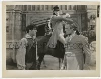 4x875 SON OF FURY 8x10.25 still 1942 George Sanders on horse looks down at Tyrone Power!