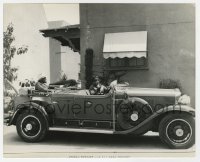 4x887 STEPIN FETCHIT 8x10 news photo 1920s riding in his Cadillac Phaeton with his black chauffeur!