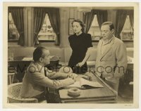 4x891 STRANGE CARGO 8x10.25 still 1940 Joan Crawford & Peter Lorre in staredown with man at desk!