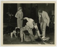 4x897 SUNKEN SILVER chapter 8 8.25x10 still 1925 Allene Ray watches dog help Walter Miller fight!
