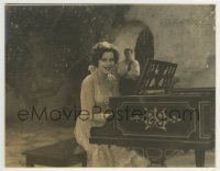 4x951 TORRENT 7.25x9.25 still 1926 young Greta Garbo playing piano in her first American movie!