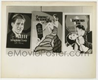 4x055 VIRTUOUS SIN/VAGABOND LOVER/PAINTING THE TOWN 8.25x10 still 1930 local theater posters!
