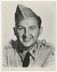 4x975 WE'RE NOT MARRIED 7.75x9.75 still 1952 close up of soldier Eddie Bracken smiling in uniform!