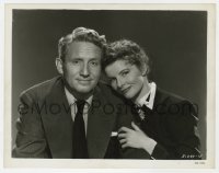 4x984 WITHOUT LOVE 8x10.25 still 1945 best posed portrait of Spencer Tracy & Katharine Hepburn!